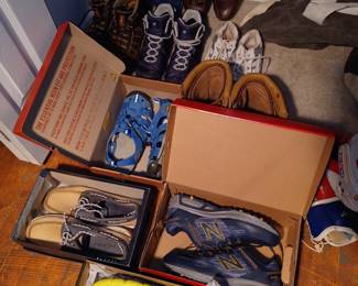Men's Shoes - Mostly size 10. Some shoes are new in the box. Under Armor - New Balance - Merrell - Kean