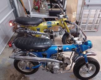 Honda CT70 - Honda Mini Trail 70. Two minibikes for sale