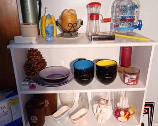 Stanley Classic Vacuum Bottle - Nut Grinder - Pitcher - Cups - Candles - Koozies - U of M Coffee Cups - Shelf