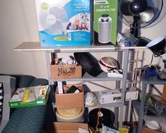 Growing Equipment - Fan's - Carbon Filter's - Ballast - PH Meter - Lights - Shelf