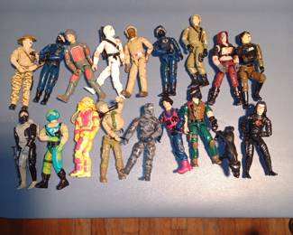 GI Joe Figures circa 1980's