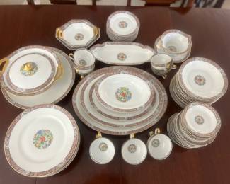 THEODORE HAVILAND LIMOGES CHINA SET