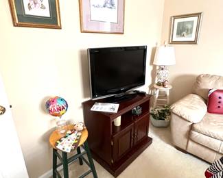 TV Cabinet - TV - Shell Lamp - Framed Prints 