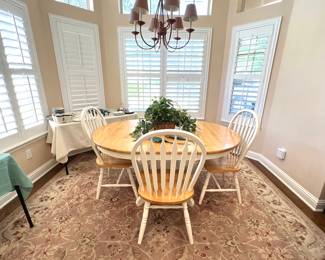 View of Dinette Area - Dinette Table with 4 Chairs 