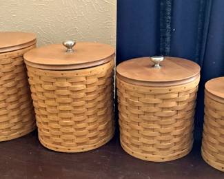 Longaberger canisters (with liners)