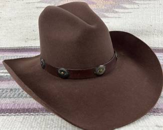 #17 • Brown Bailey's Tombstone Cowboy Hat size 7-1/8
