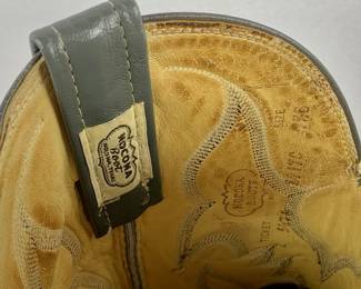 #47 • Nocona Full-Quill Ostrich Cowboy Boots 2917C, Mens Size 9.5B
