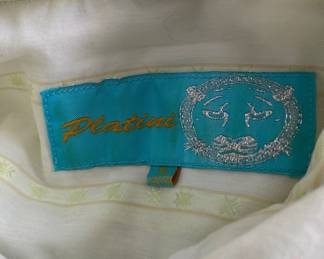 #79 • Three Western Shirts - Metizos XXL in Blue, Tru-West Rockmount Ranch Wear M in Black, Platini XL in White
