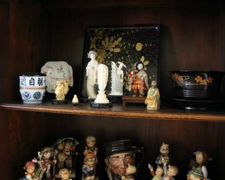 Asian carved figures