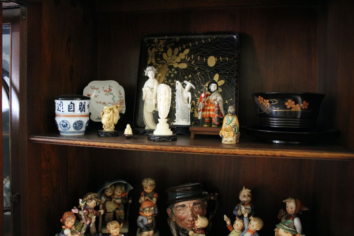 Asian carved figures