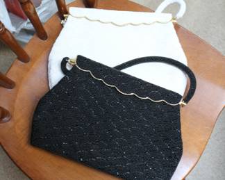 Vintage beaded / petit point bags