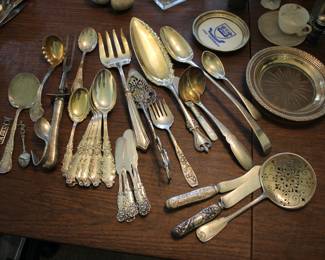 Lots of sterling silver - flatware, hollowware...