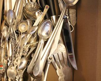 Lots of sterling silver - flatware, hollowware...