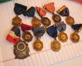 Vintage school medals circa 1930's-40's