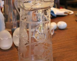 Ice Tea crystal pitcher
