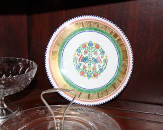 Steinbock enamel plate