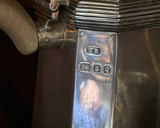 London sterling 1931 coffee pots marks
