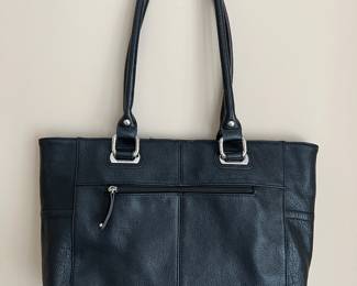 Tignanello black leather purse