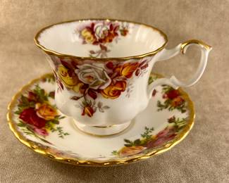 SGK china teacup and saucer