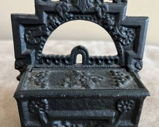 Cast iron toothpick holder