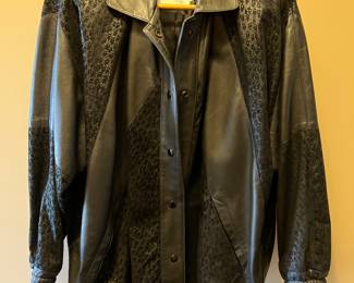 Peter Caruso women's leather jacket