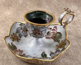 Cloisonné candle holder 