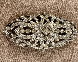 Rhinestone brooch
