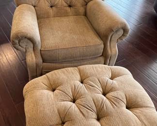 LaZBoy Classic chair and ottoman