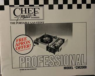 New in box portable gas stove