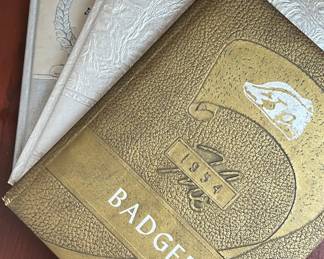 Vintage yearbooks from the 1950s