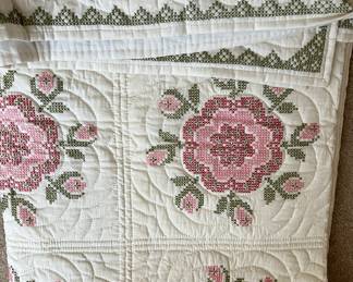 Hand stitched quilt
