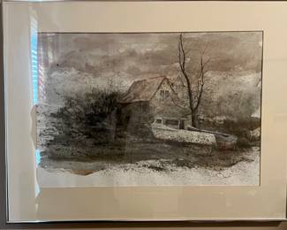 Painting signed by J. Trout