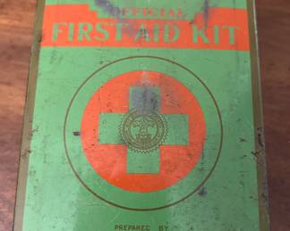 Antique Boy Scouts first aid kit