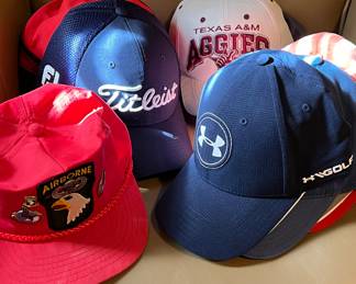 Assorted baseball caps (some new)