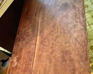 KY Antique Sugar Chest. Family is related to President Truman and this is said to have been his mothers Sugar Chest.  We have proof of genealogy and a letter that discusses it between family from 1980.  One leg has damage and wood is split on top and front.  Missing a pull.   Considering it is from the 1800s and from the Truman  family it is a wonderful piece of history.  Is available for Pre-sell 