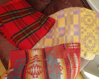 Vintage wool blankets