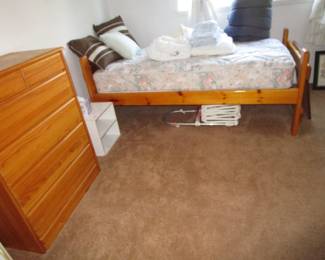 Vintage dresser and bunkbed