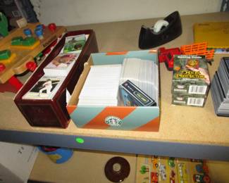 Collector cards, toys