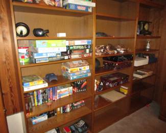 Vintage teak shelving