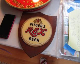 Vintage beer collectibles