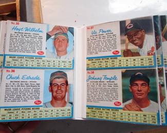 2 lots of Post Cereal 1962 and 1963 Baseball cards