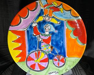 La Musa Italian Pottery Plate 