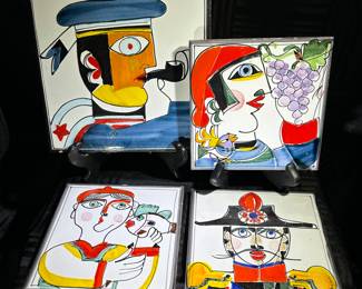 DeSimone Italian Hand-painted Tiles