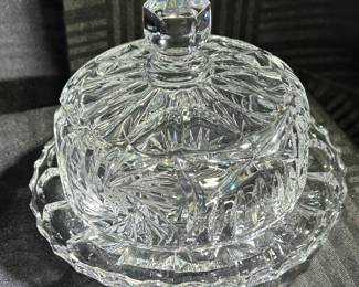 Crystal covered dish