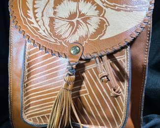 Patricia Nash leather backpack 