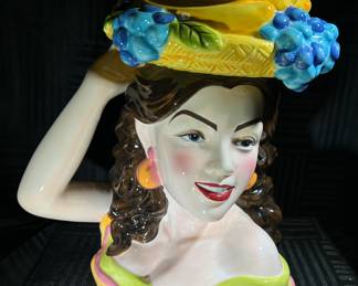 Carmen Miranda Cookie Jar by Casual Home