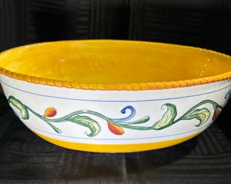 Fitz & Floyd “Ricamo” Oval Fruit Bowl