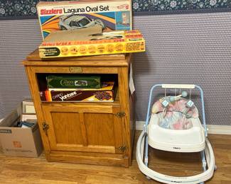 White Clad TV Stand / Cabinet