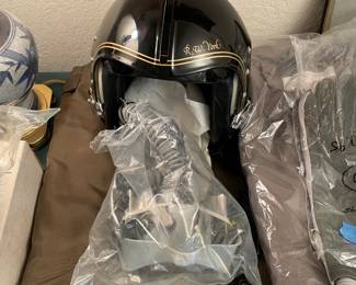 New Flight Helmet with Oxygen Mask   Flight Suit, Flight Gloves, etc.