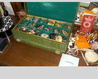 Lots of estate costume jewelry 